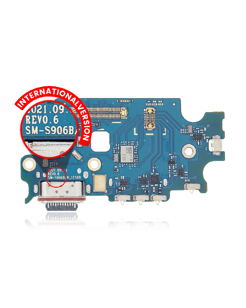 Charging Port Board With Sim Card Reader Compatible For Samsung Galaxy S22 Plus 5G (S906B/N) (International Version)