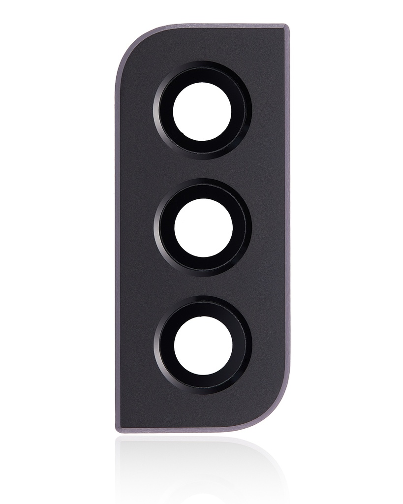 Back Camera Lens With Bezel Ring Compatible For Samsung Galaxy S22 / S22 Plus (Phantom Black)