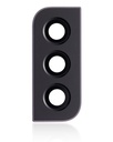 Back Camera Lens With Bezel Ring Compatible For Samsung Galaxy S22 / S22 Plus (Phantom Black)