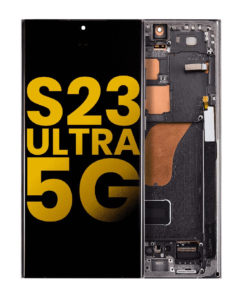 OLED Assembly With Frame Compatible For Samsung Galaxy S23 Ultra (US &amp; International) (Refurbished) (Green)