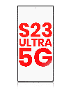 2 in 1 Front Glass With OCA Pre-Installed Compatible For Samsung Galaxy S23 Ultra 5G