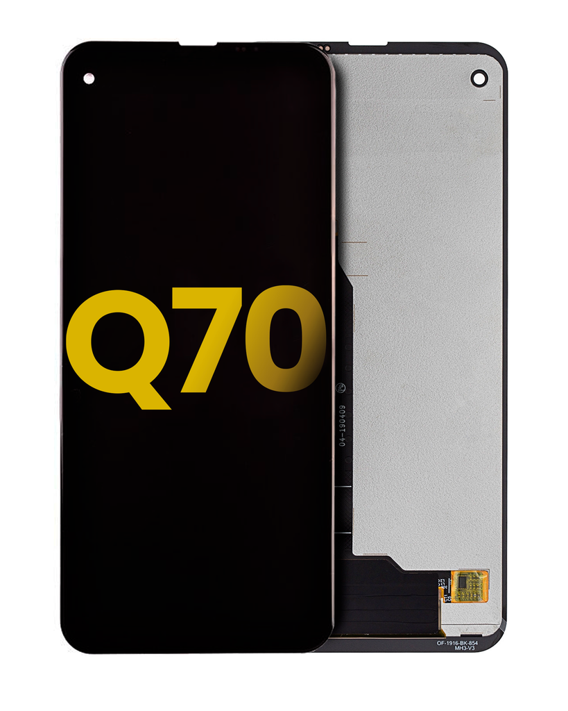 LCD Assembly Without Fame Compatible For LG Q70 (Refurbished) (All Colors)