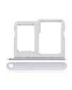 Sim Card + SD Card Tray Compatible For LG Q6 (M700) (Silver)