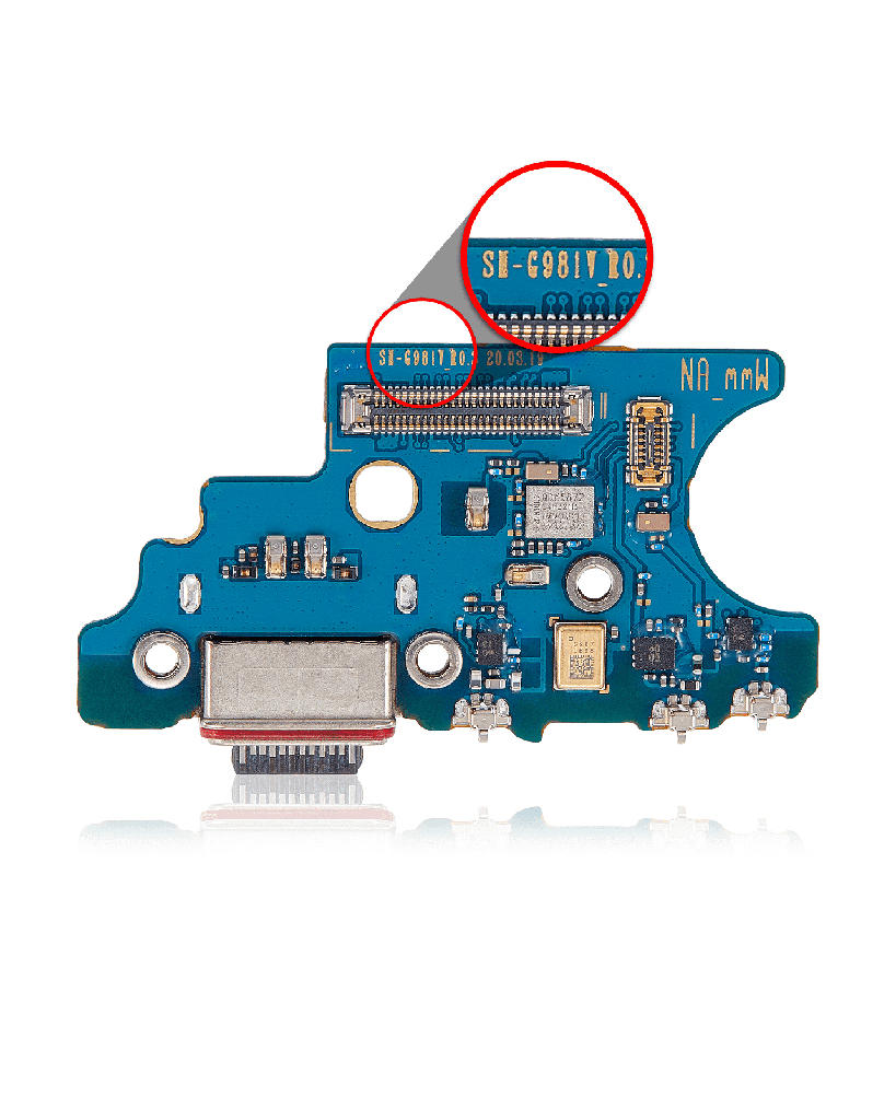 Charging Port With Board Compatible For Samsung Galaxy S20 5G UW (G981V)