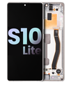 OLED Assembly With Frame Compatible For Samsung Galaxy S10 Lite (Service Pack) (Prism White)