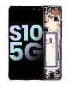 OLED Assembly With Frame Compatible For Samsung Galaxy S10 5G (Service Pack) (Majestic Black)