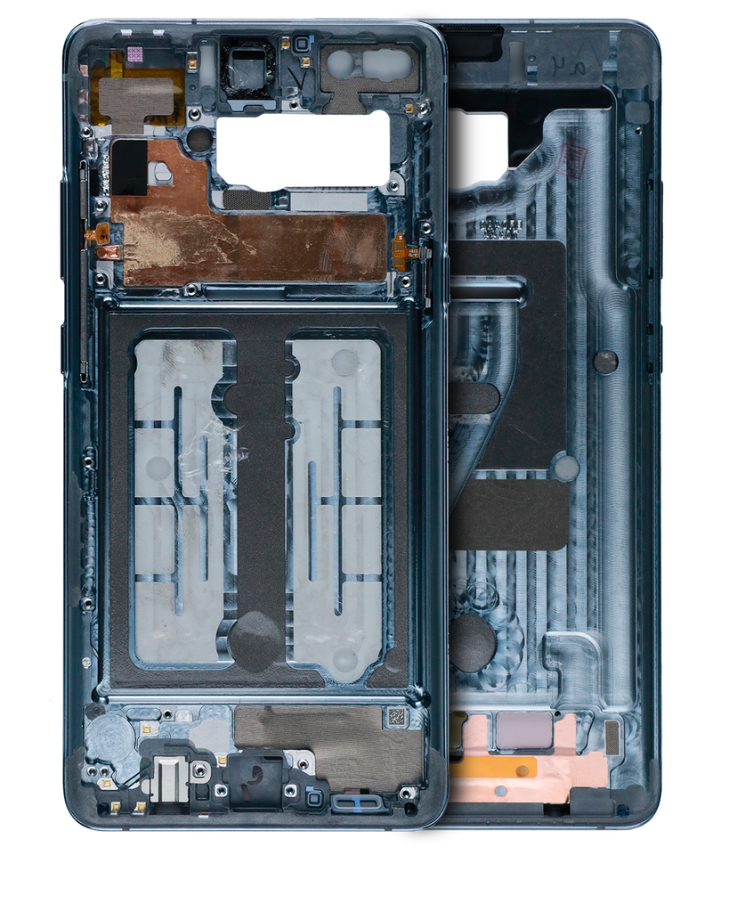 Mid-Frame Housing Compatible For Samsung Galaxy S10 5G (With Small Parts) (Majestic Black)