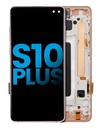 LCD Assembly With Frame (Without Finger Print Sensor) Compatible For Samsung Galaxy S10 Plus (Aftermarket Plus: TFT) (Flamingo Pink)