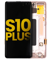 OLED Assembly With Frame Compatible For Samsung Galaxy S10 Plus (Refurbished) (Flamingo Pink)