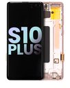 OLED Assembly With Frame Compatible For Samsung Galaxy S10 Plus (Service Pack) (Flamingo Pink)