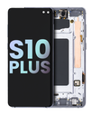 OLED Assembly With Frame Compatible For Samsung Galaxy S10 Plus (Service Pack) (Prism White)