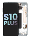 OLED Assembly With Frame Compatible For Samsung Galaxy S10 Plus (Service Pack) (Prism Green)