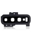 Back Camera Lens With Cover Bezel Ring Compatible For Samsung Galaxy S10 Plus (Prism Black)