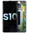 OLED Assembly With Frame Compatible For Samsung Galaxy S10 (Service Pack) (Prism Green)
