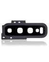 Back Camera Lens With Cover Bezel Ring Compatible For Samsung Galaxy S10 (Prism Black)