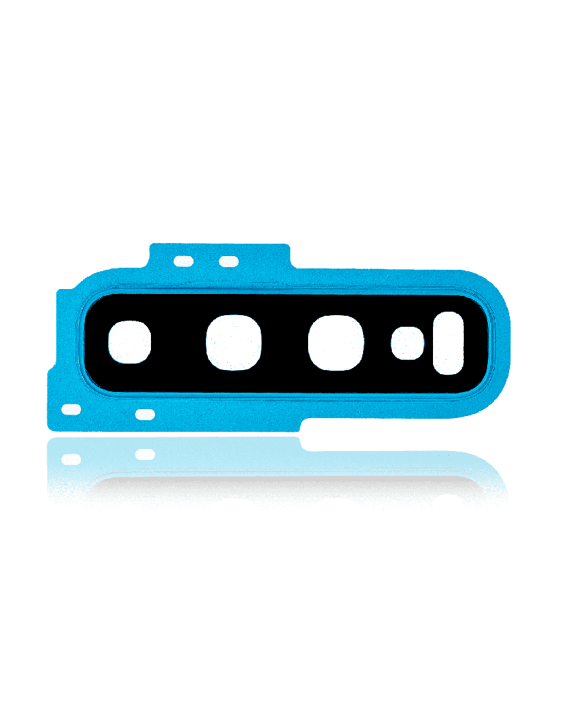 Back Camera Lens With Cover Bezel Ring Compatible For Samsung Galaxy S10 (Prism Blue)