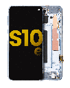 OLED Assembly With Frame Compatible For Samsung Galaxy S10E (Refurbished) (Prism Blue)