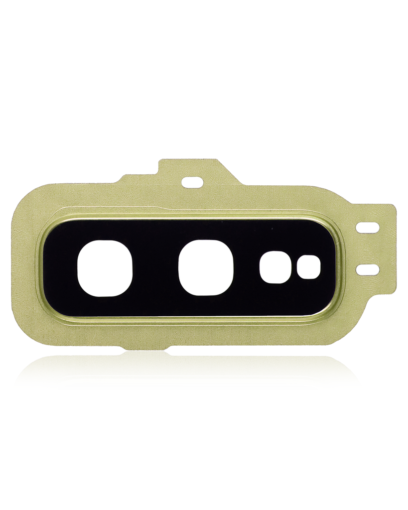 Back Camera Lens With Cover Bezel Ring Compatible For Samsung Galaxy S10E (Canary Yellow)