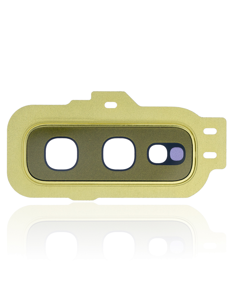 Back Camera Lens With Cover Bezel Ring Compatible For Samsung Galaxy S10E (Gold)