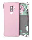 Back Cover Glass With Camera Lens Compatible For Samsung Galaxy S9 Plus (No Logo) (Aftermarket Plus) (Lilac Purple)