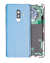 Back Cover Glass With Camera Lens Compatible For Samsung Galaxy S9 Plus (No Logo) (Aftermarket Plus) (Coral Blue)