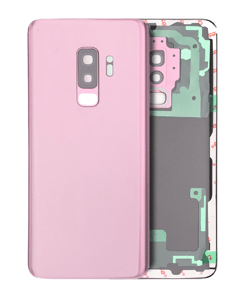 Back Cover Glass With Camera Lens Compatible For Samsung Galaxy S9 Plus (Service Pack) (Lilac Purple)