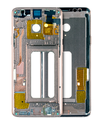 Mid-Frame Housing Compatible For Samsung Galaxy S9 Plus (With Small Parts) (Sunrise Gold Frame)