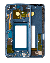 Mid-Frame Housing Compatible For Samsung Galaxy S9 Plus (With SmallParts) (Coral Blue Frame)
