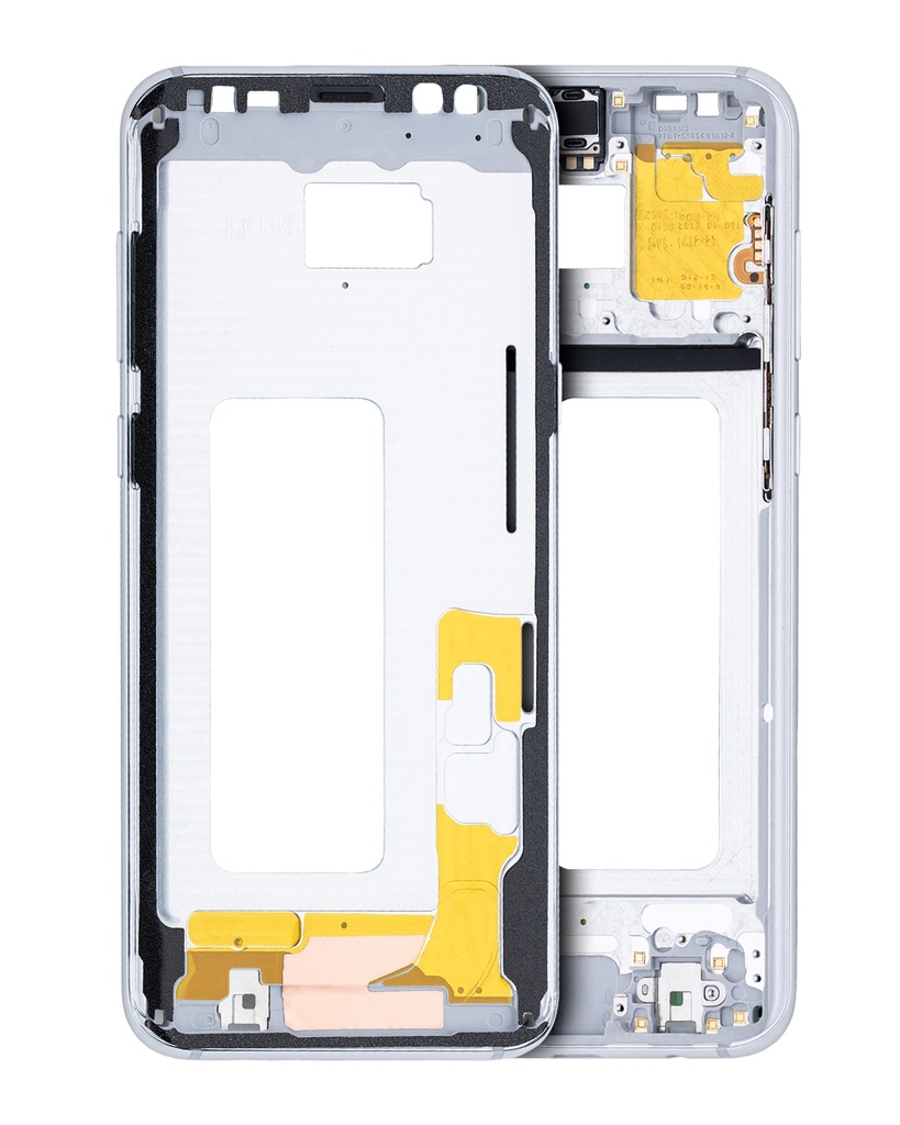 Mid-Frame Housing Compatible For Samsung Galaxy S8 Plus (With Small Parts) (Artic Silver)