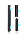 Hard Buttons (Power / Volume / Switch) Compatible For Samsung Galaxy S8 / S8 Plus (Midnight Black)