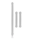 Hard Buttons (Power / Volume / Switch) Compatible For Samsung Galaxy S8 / S8 Plus (Arctic Silver)