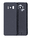 Back Cover Glass With Camera Lens Compatible For Samsung Galaxy S8 (No Logo) (Aftermarket Plus) (Midnight Black)