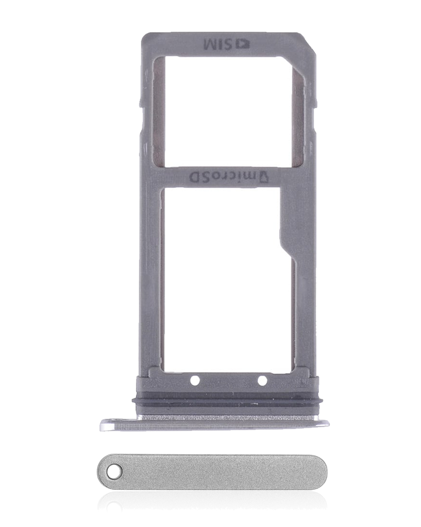 Single Sim Card Tray Compatible For Samsung Galaxy S7 (Silver)