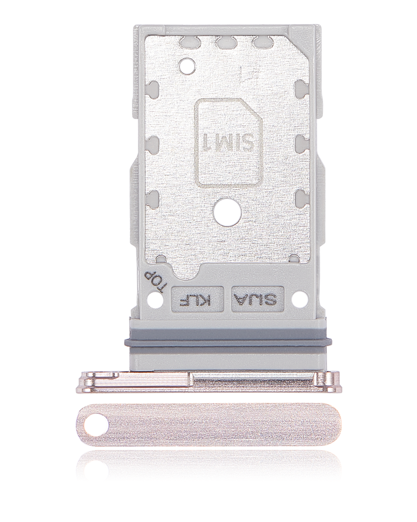 Dual Sim Card Tray Compatible For Samsung Galaxy S22 / S22 Plus (Pink Gold)
