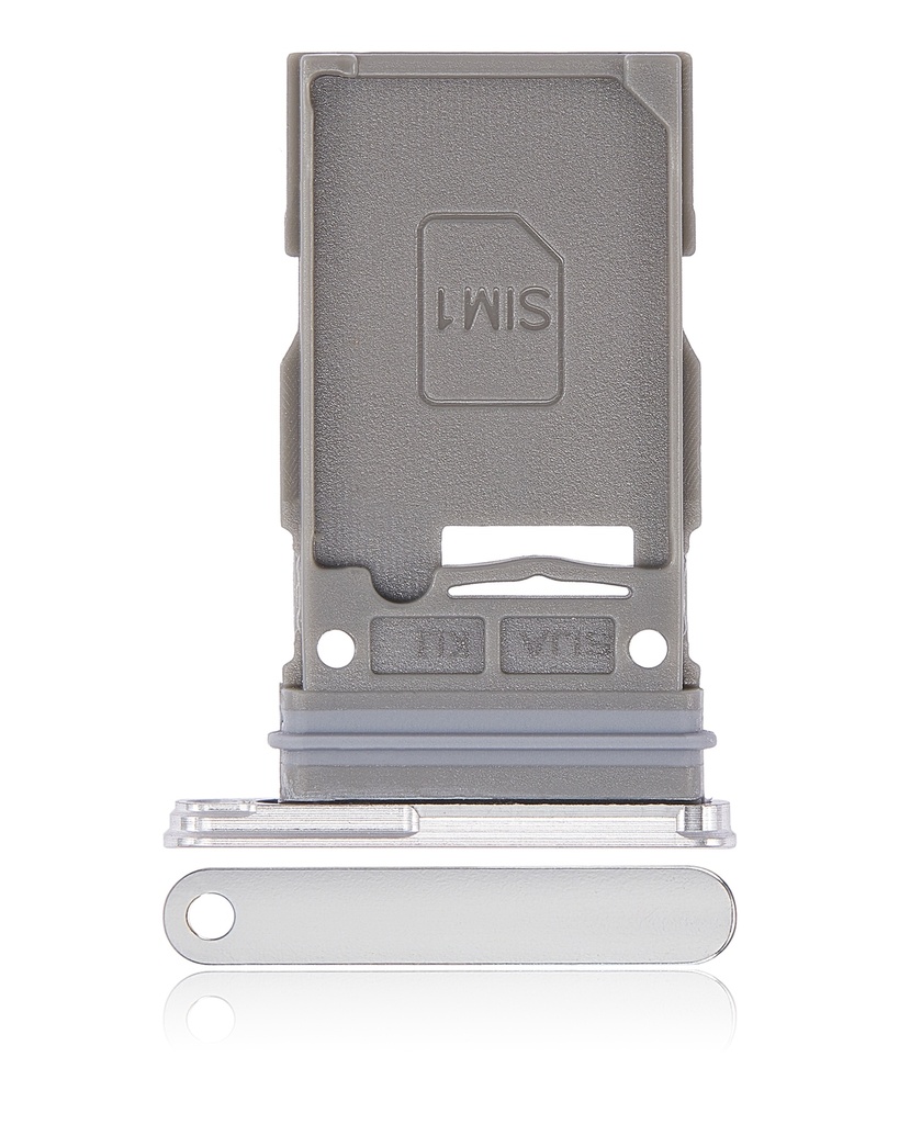 Single Sim Card Tray Compatible For Samsung Galaxy S22 5G / S22 Plus 5G (White)