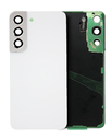 Back Cover Glass With Camera Lens Compatible Samsung Galaxy S22 5G (Service Pack) (White)