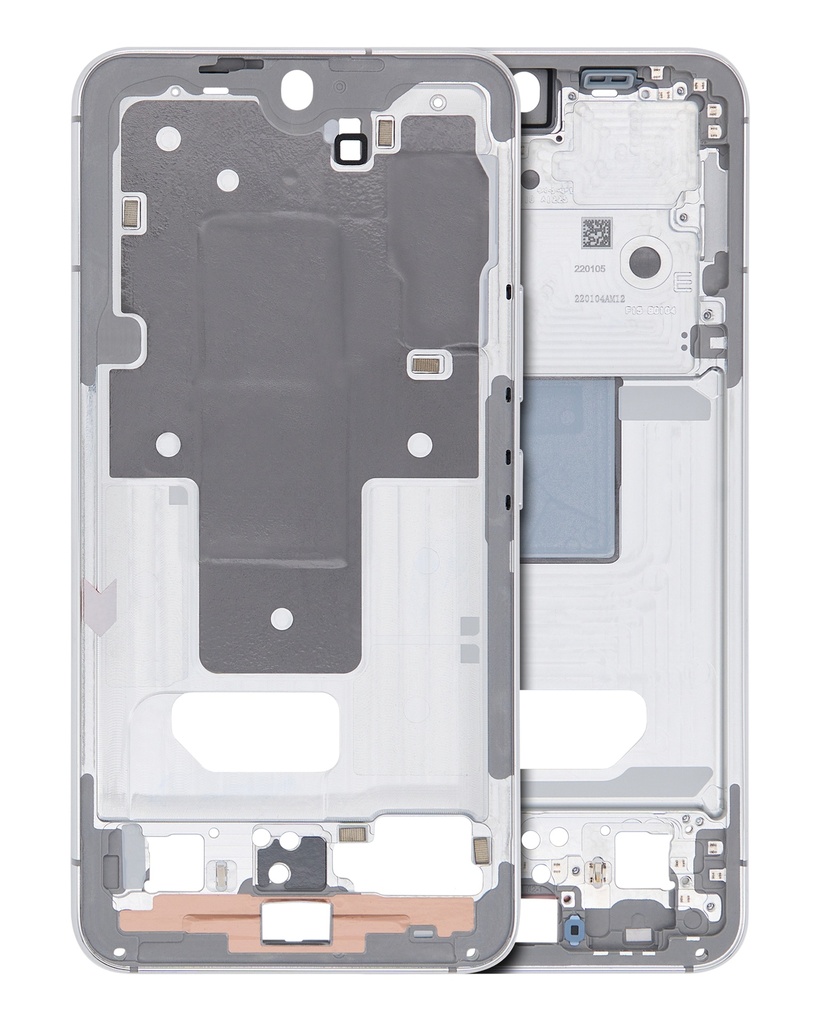 Mid-Frame Housing Compatible For Samsung Galaxy S22 5G (International Version) (White)