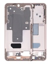 Mid-Frame Housing Compatible For Samsung Galaxy S22 5G (US Version) (Pink Gold)