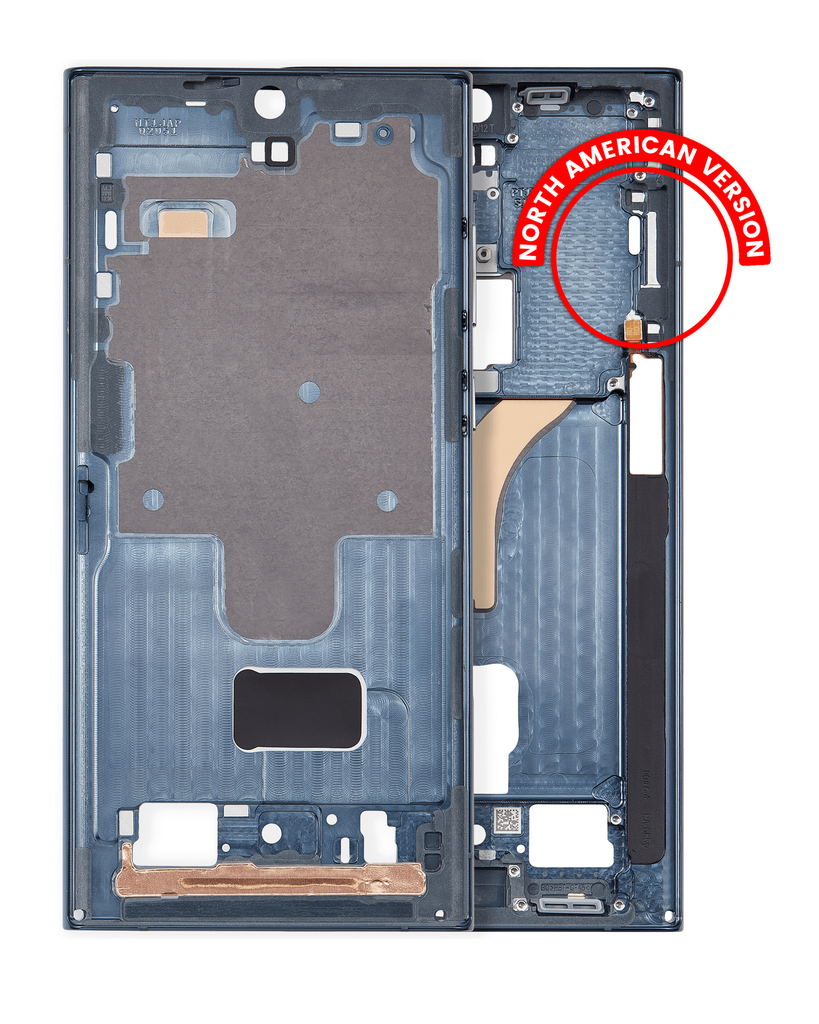 Mid-Frame Housing Compatible For Samsung Galaxy S22 Ultra 5G (US &amp; International Version) (Green)