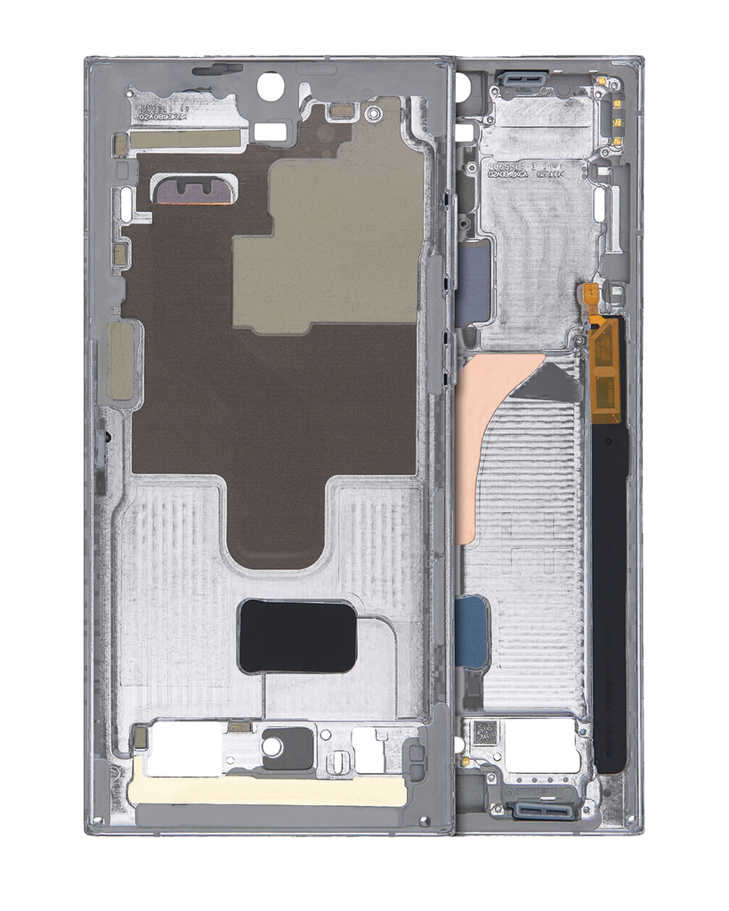 Mid-Frame Housing Compatible For Samsung Galaxy S22 Ultra 5G (US &amp; International Version) (Graphite)