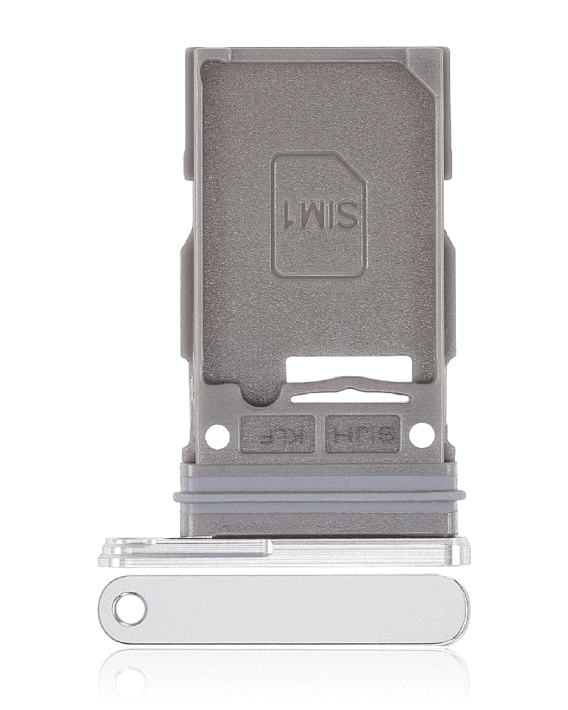 Single Sim Card Tray Compatible For Samsung Galaxy S22 Ultra 5G (White)