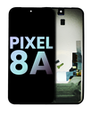 OLED Assembly With Frame Compatible For Google Pixel 8a (Genuine OEM) (All Colors)