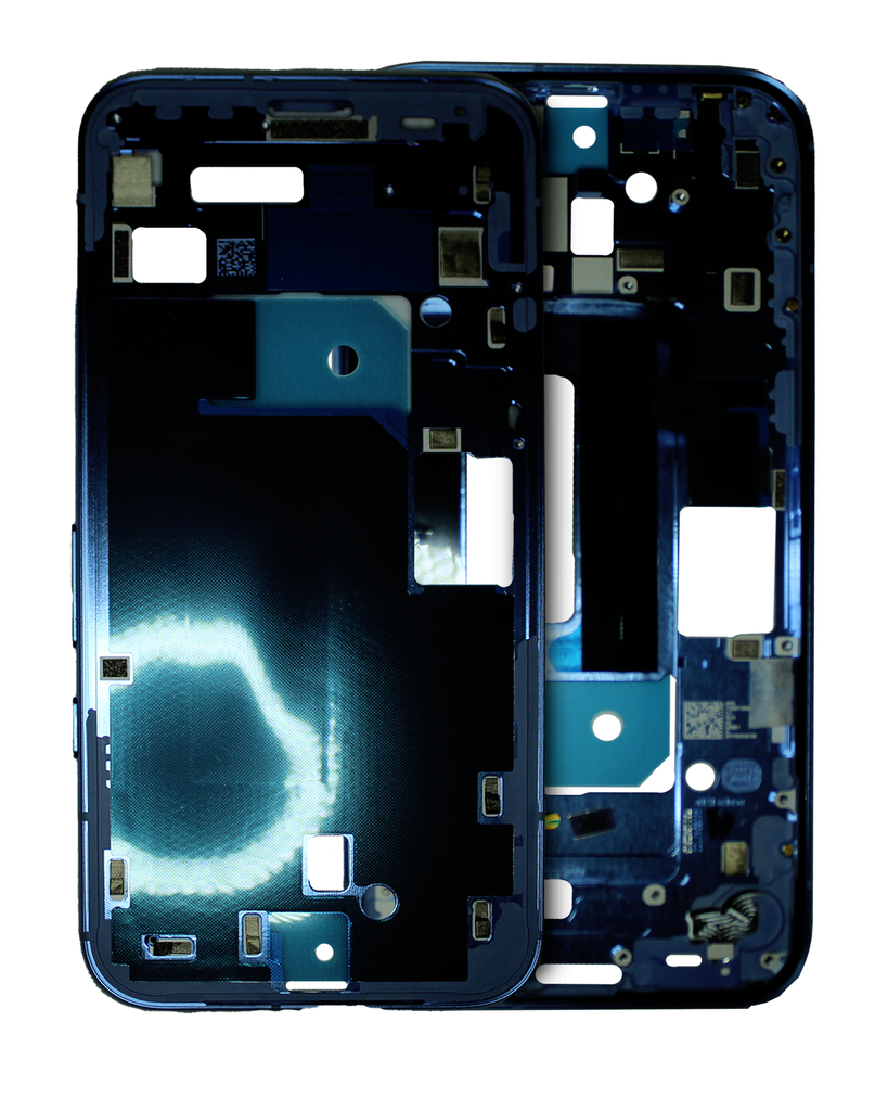 Mid Frame Housing Compatible For Google Pixel 8a (Genuine OEM) (Dark Sky)