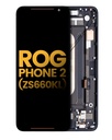 OLED Assembly With Frame Compatible For Asus ROG Phone 2 (ZS660KL) (Refurbished) (Matte Black)