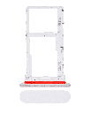 Dual Sim Card Tray Compatible For Sony Xperia 10 IV (White)