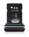 Dual Sim Card Tray Compatible For Sony Xperia 10 III (Black)