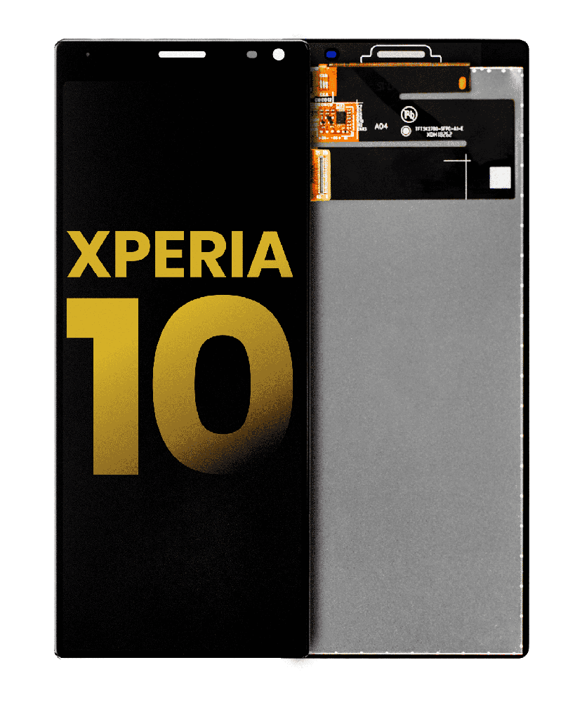 LCD Assembly Without Frame Compatible For Sony Xperia 10 (I3113 / I3123 / I4113 / I4193) (Refurbished) (Black)