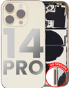Back Housing W/ Small Pre-Installed Compatible For iPhone 14 Pro (U.S Version) (Used OEM Pull: Grade A) (Gold)