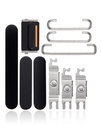 Hard Buttons (Power / Volume / Switch) Compatible For iPhone 14 Pro / 14 Pro Max (Space Black)