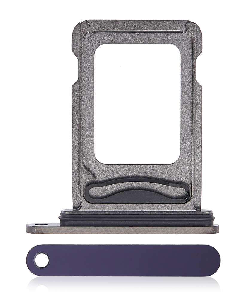 Dual Sim Card Tray Compatible For iPhone 14 Pro / 14 Pro Max (Deep Purple)